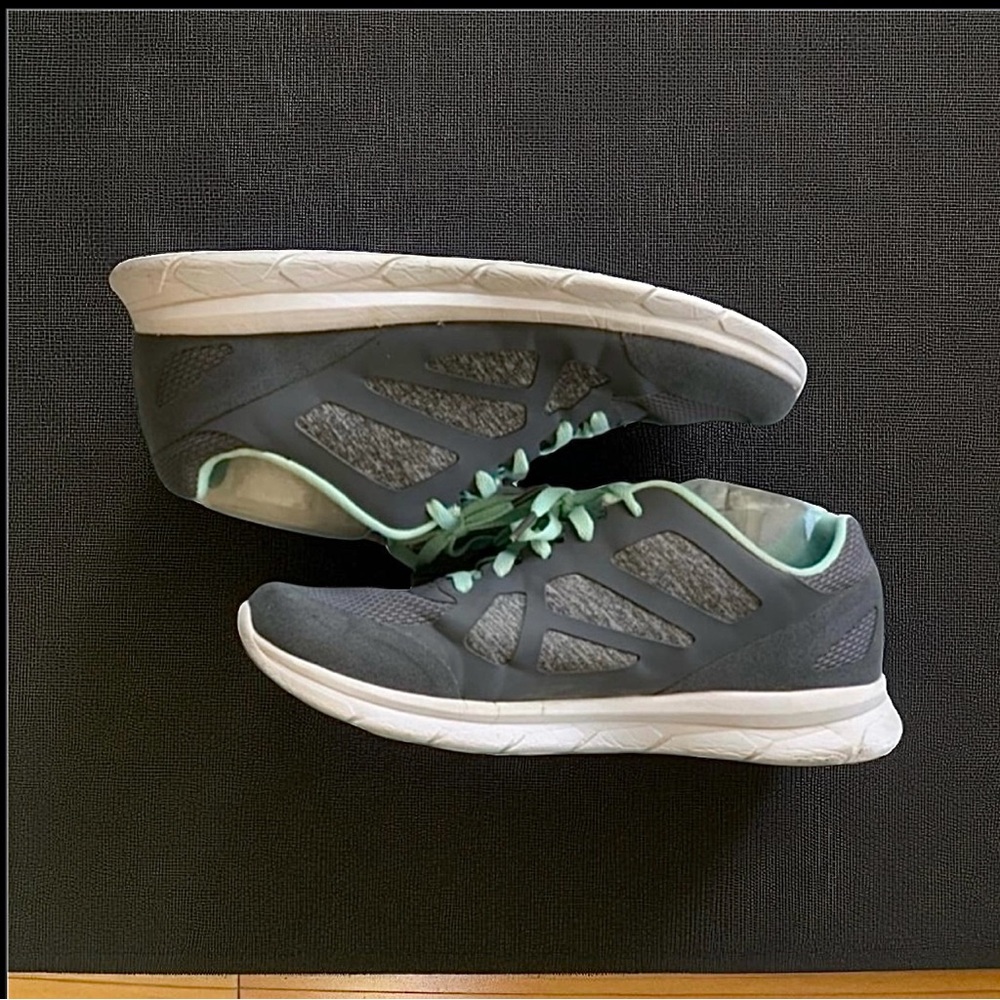 Danskin Gray and Mint Sneakers